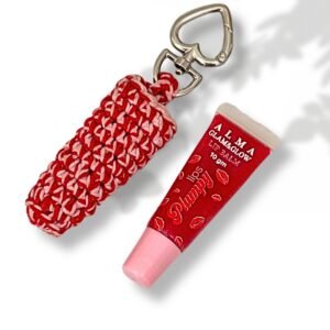 Lip balm (with heart hook keychain)