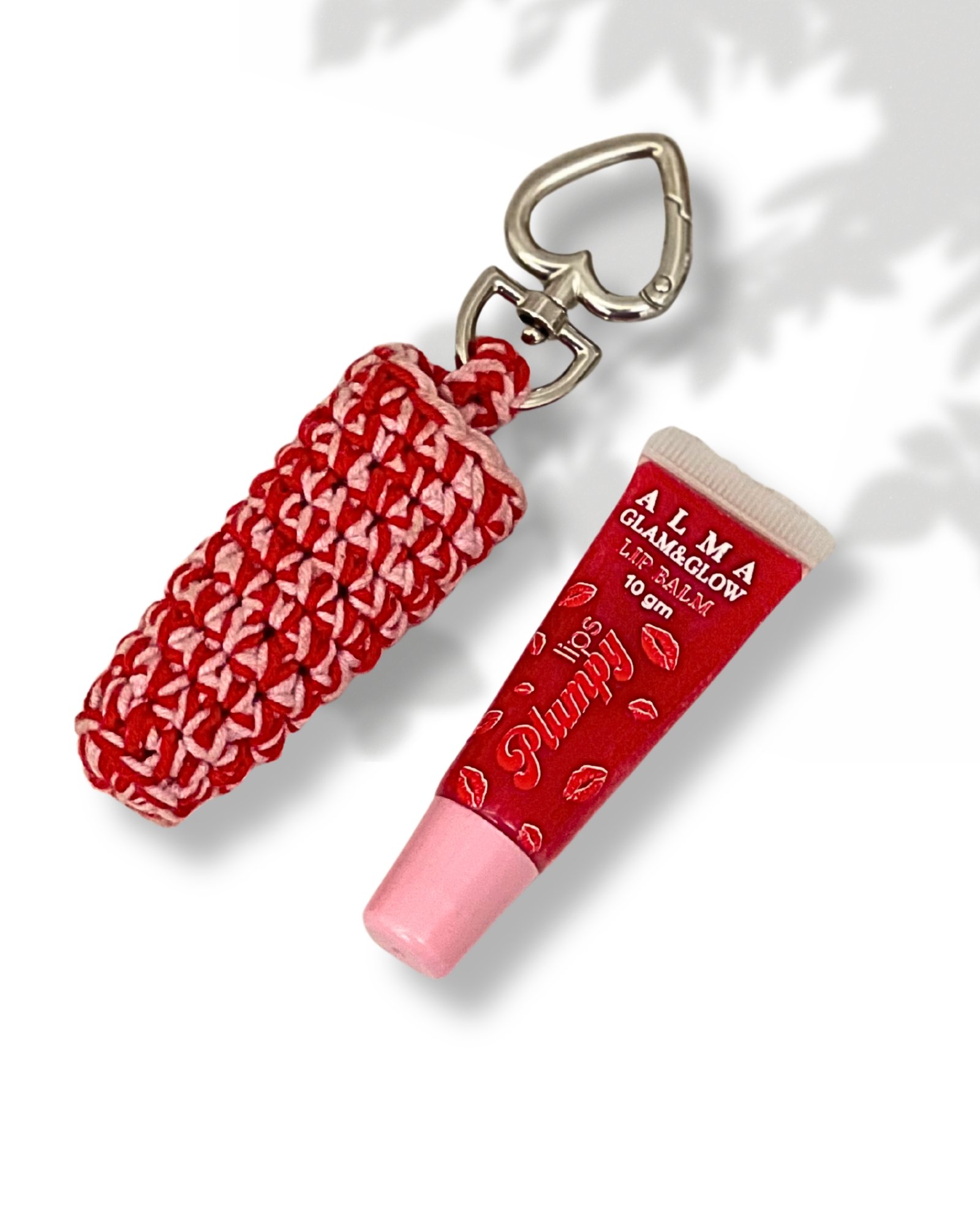 Lip balm (with heart hook keychain)